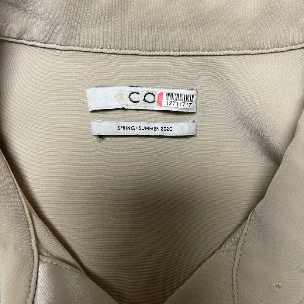 CO Satin Shirt Dress - Picture 8 of 14